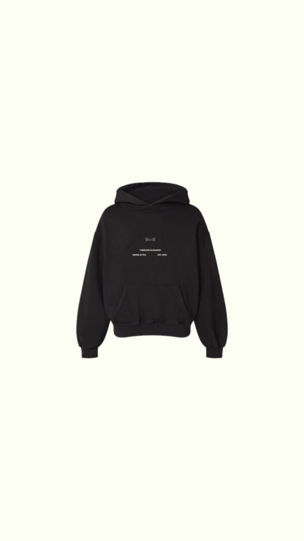 Ancora Black Hoodie