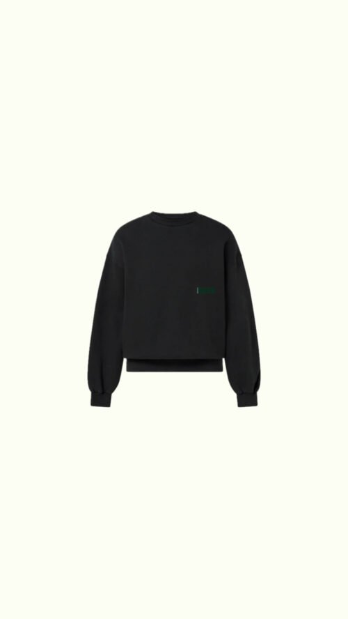 Essenziale Black Crewneck