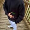 Essenziale Black Crewneck